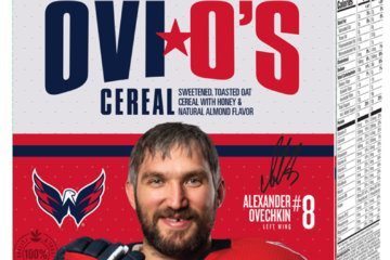 VIDEO: Ovechkin celebrates Ovi O’s impending launch, tosses himself some cereal