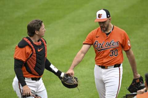 Orioles pound Angels again, beating Los Angeles 13-4 thanks to a 9-run 6th inning