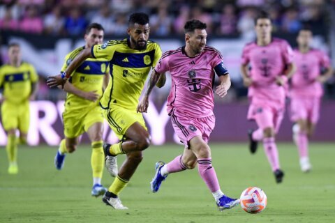 Messi dealing with injury in right hamstring area, likely will miss Miami’s match versus D.C. United