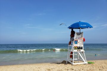 WATCH: Whale breaching spotted along Ocean City shore