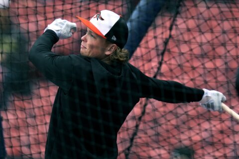 Jackson Holliday, baseball’s top-rated prospect, makes MLB debut for Orioles at Fenway Park