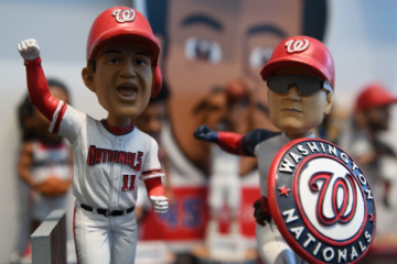 Tour WTOP Sports’ new wall of bobbleheads